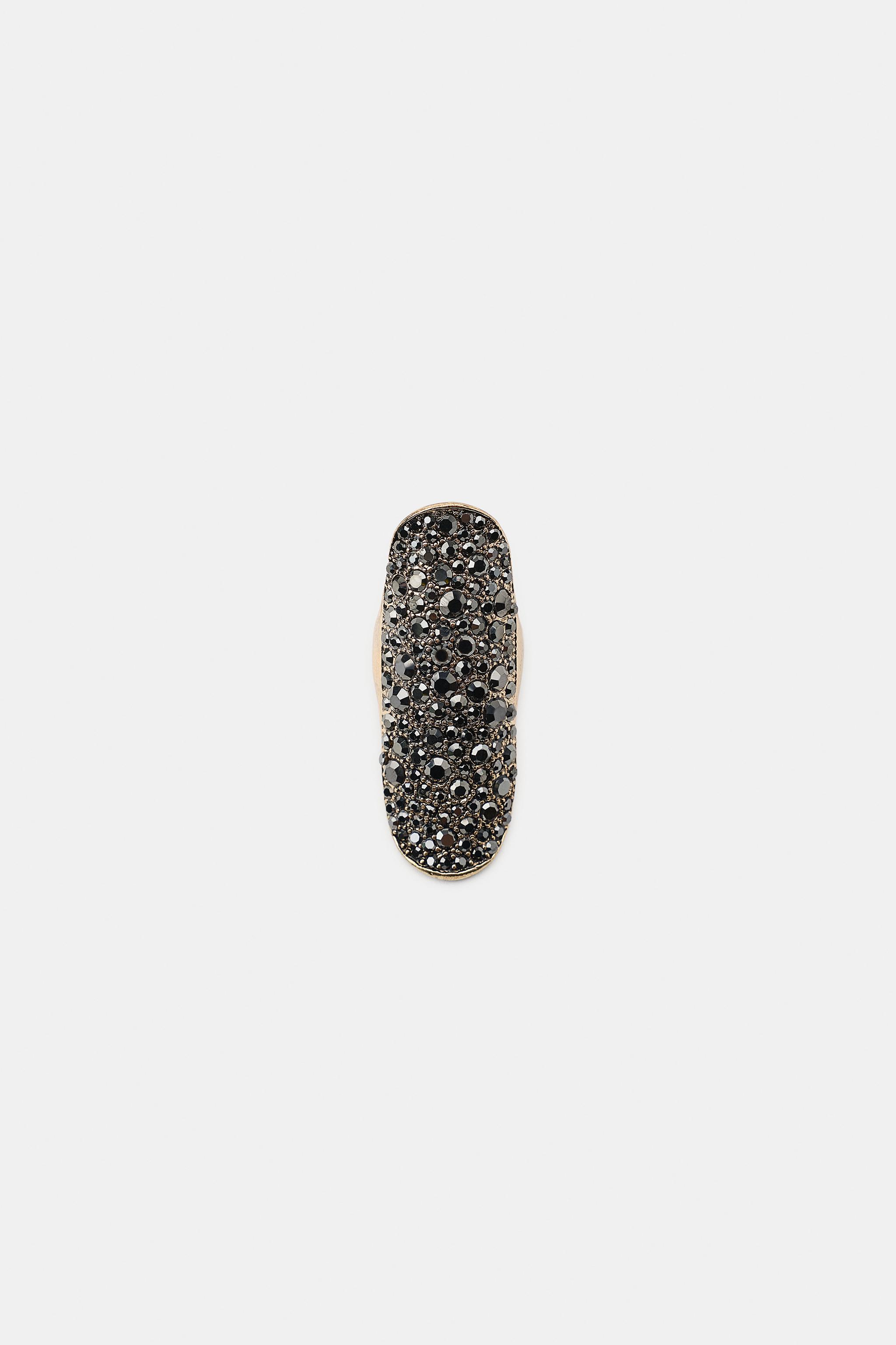 RHINESTONE SHUTTLE RING